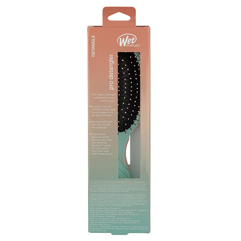 WetBrush Pro Detangler Dazzling Dots - Mint Green