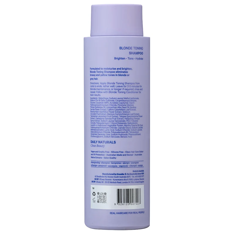 Blonde Toning Shampoo 275ml