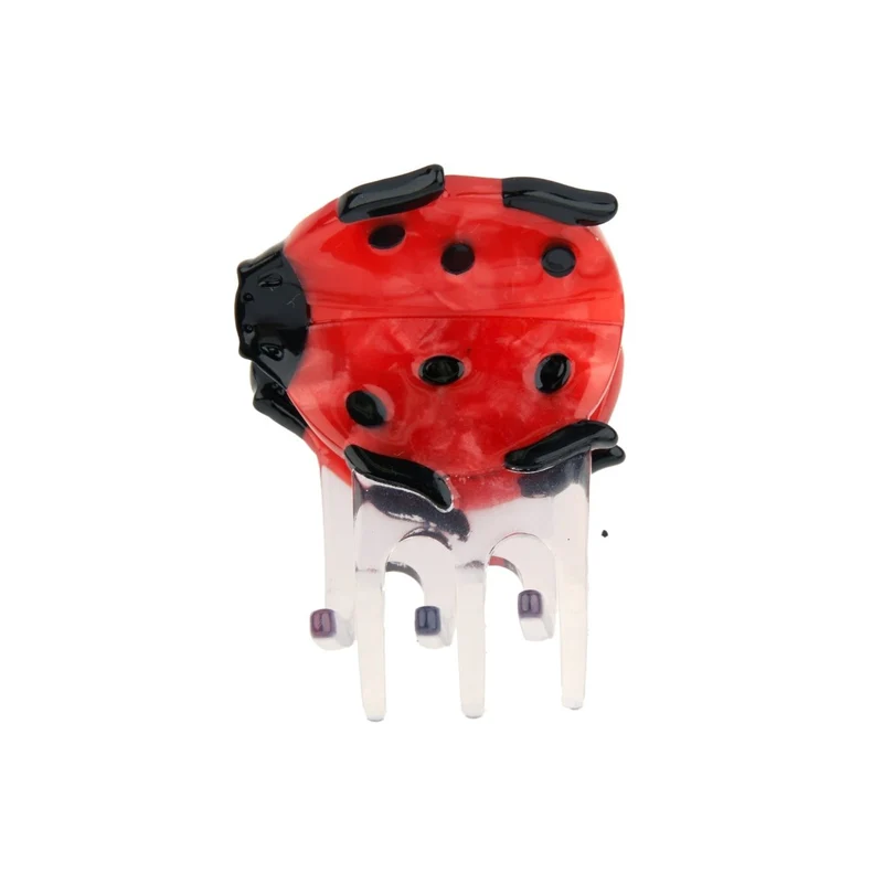 Ladybug Mini Hair Claw