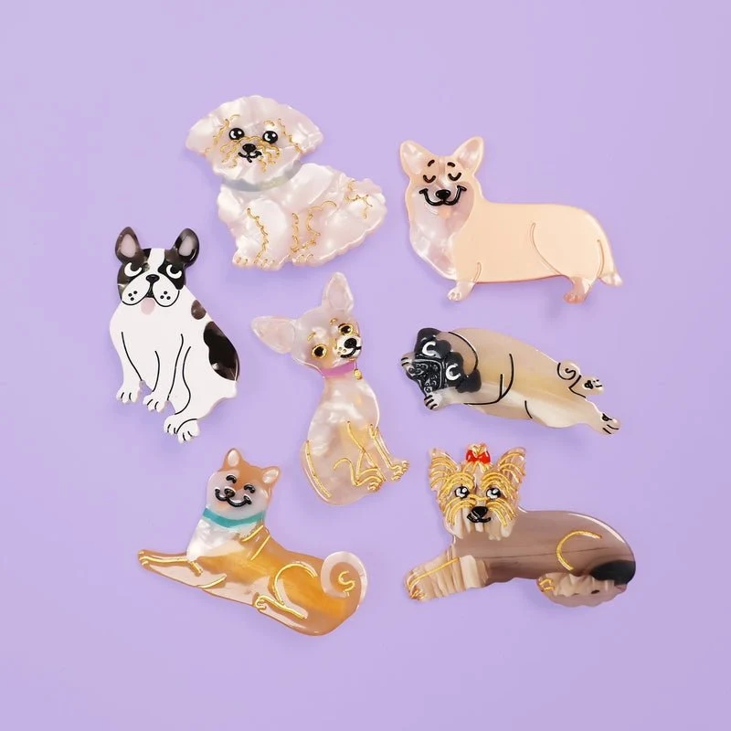 Bichon Hair Clip