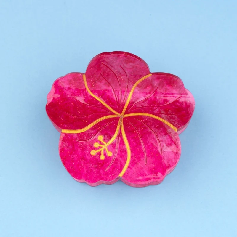 Hibiscus Hair Claw