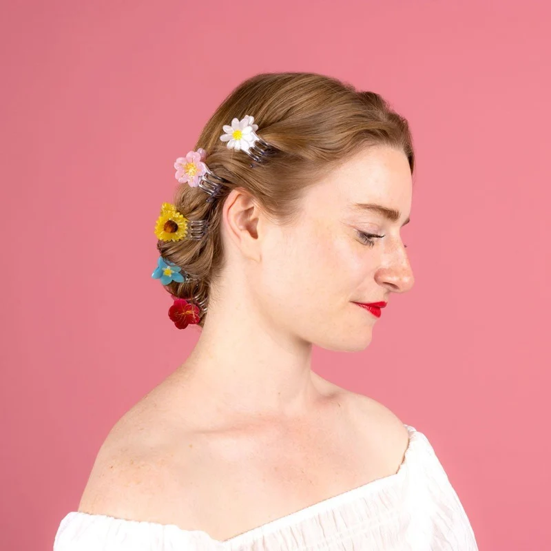 Hibiscus Mini Hair Claw