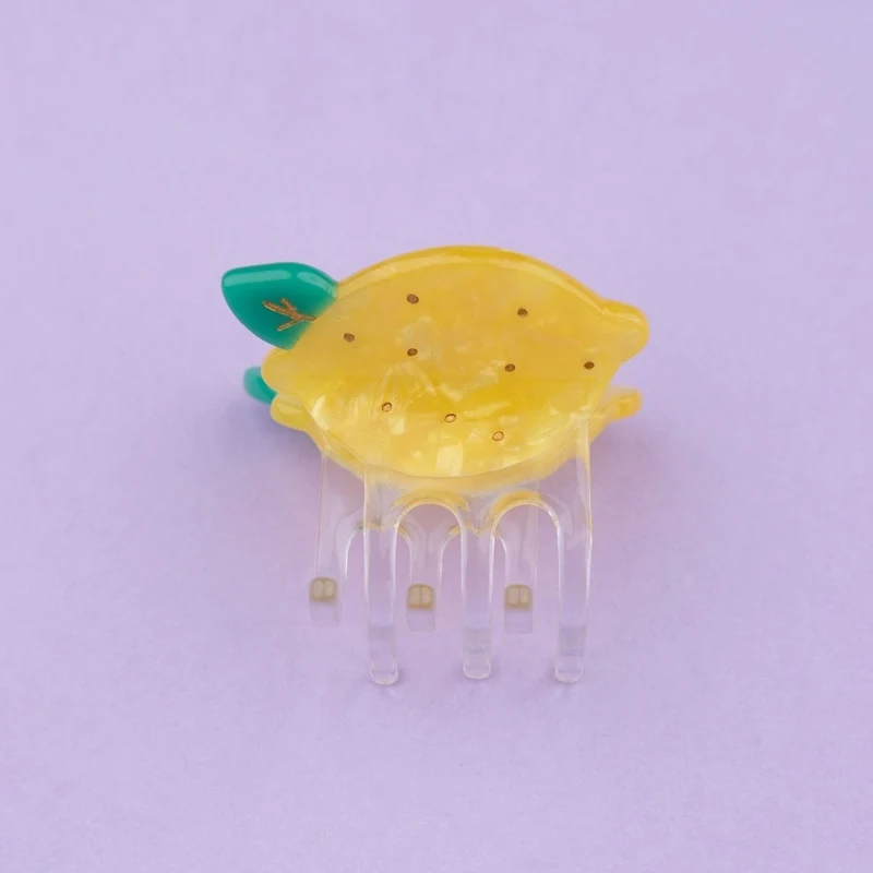 Lemon Mini Hair Claw