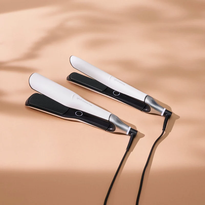 Chronos Max Wide Plate Hair Straightener - White