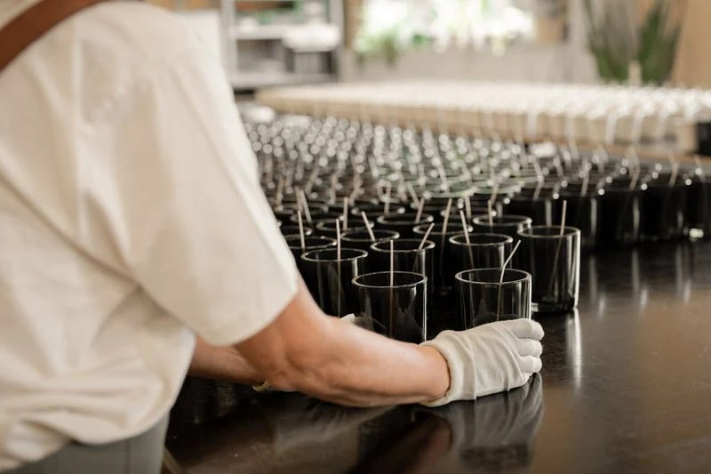 Sternenzelt Duftkerze Limitierte Winteredition