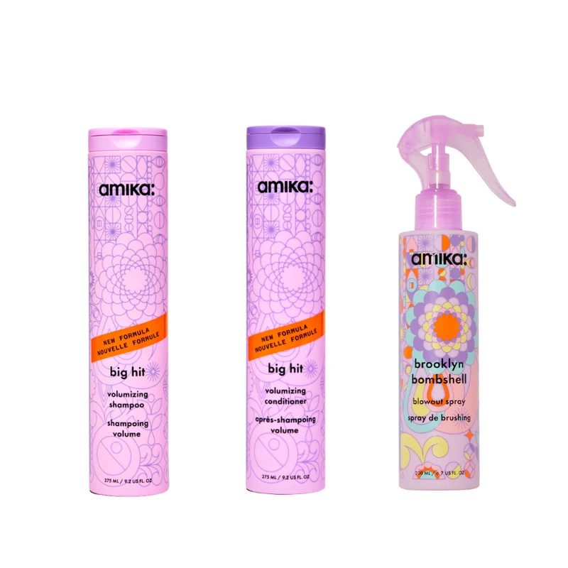amika big hit volume set - Shampoo, Spülung, Volumenspray