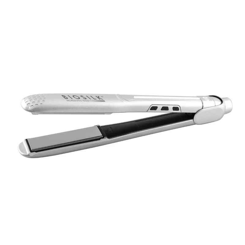 Biosilk Titanium Glätteisen Silber + gratis Silk Therapy 67ml