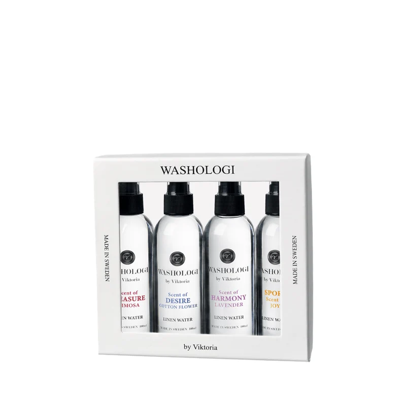 WASHOLOGI Leinen Wasser Geschenkbox