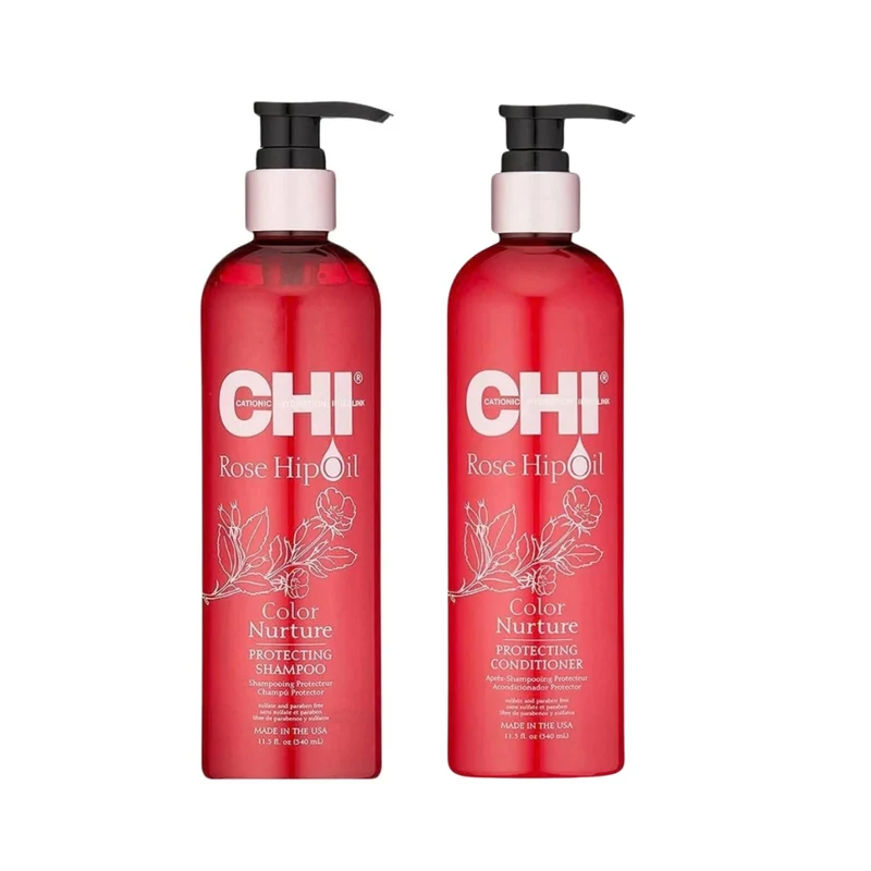 CHI Hagebuttenöl Shampoo + Spülung Set