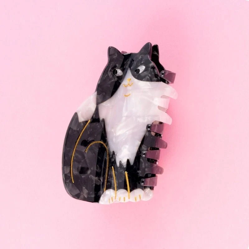 Black & White Cat Hair Claw