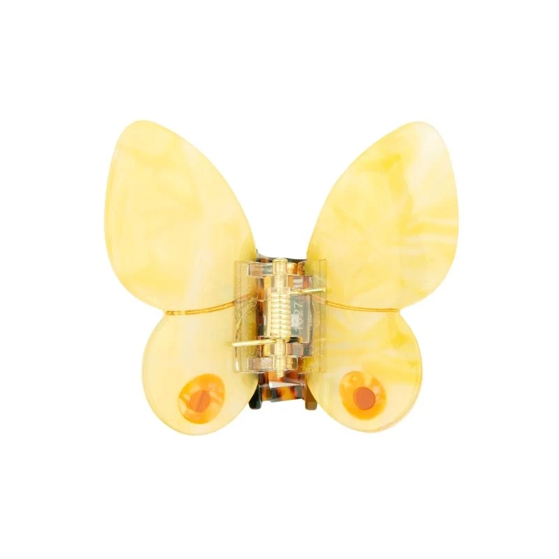 Yellow Butterfly Hair Claw