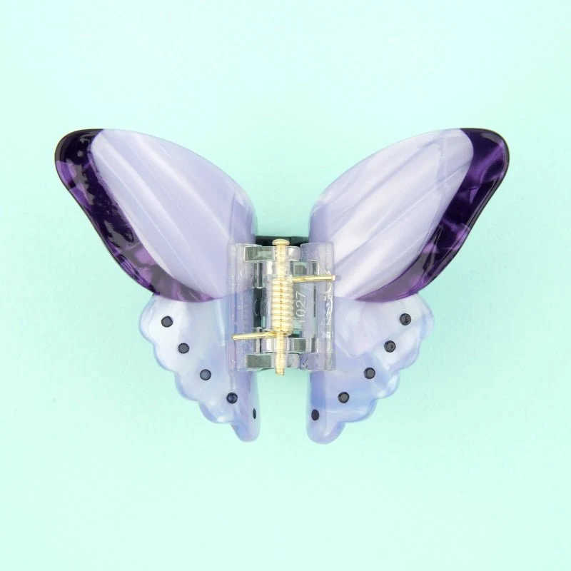Purple Butterfly Hair Claw