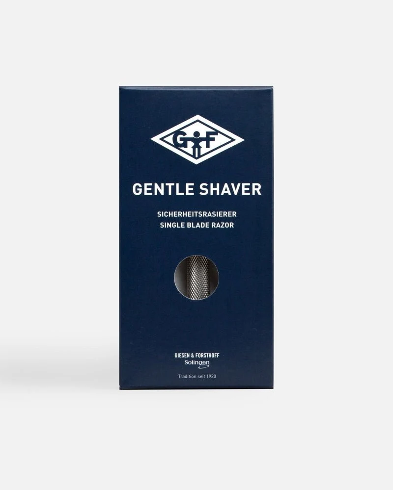 Timor® Unisex Rasierhobel Gentle Shaver mit kurzem Edelstahlgriff