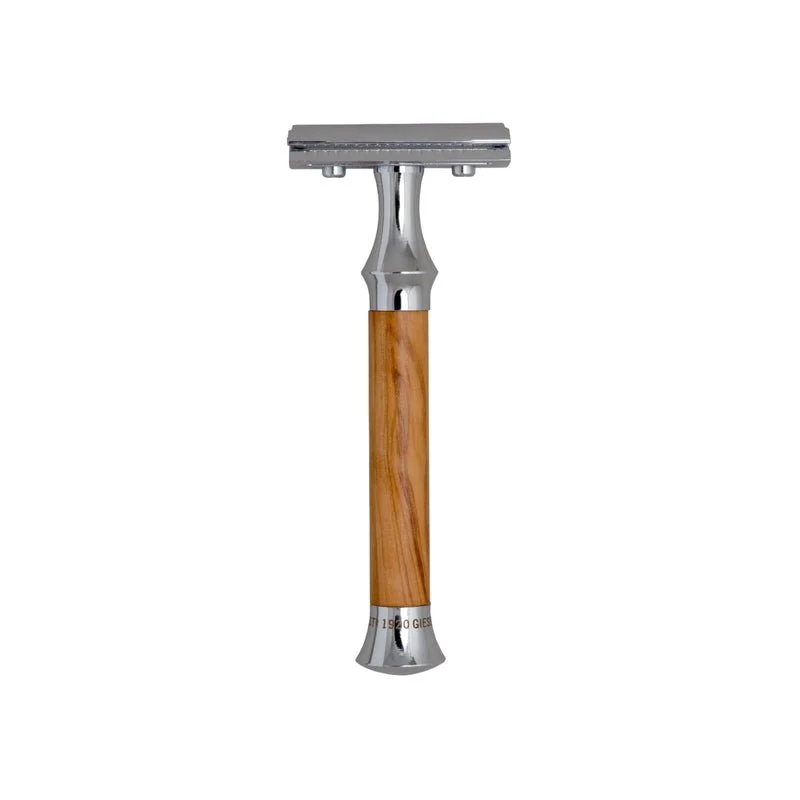 Timor® Rasierhobel 1920 mit Olivenholzgriff