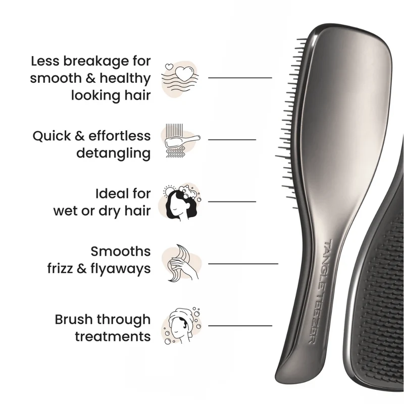 Tangle Teezer Entwirrungshaarbürste Mitternachtssilber