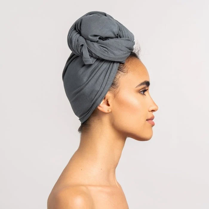 Bambus Haar Handtuch | Grau