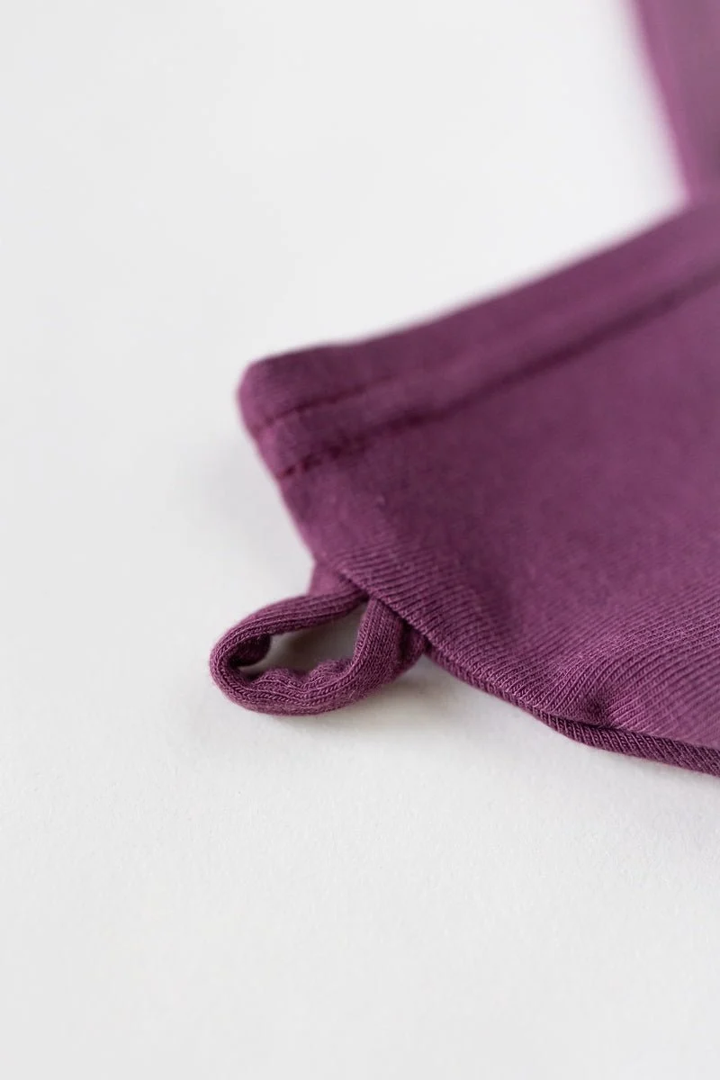 Bambus Turban Handtuch mit Knopf | Rot