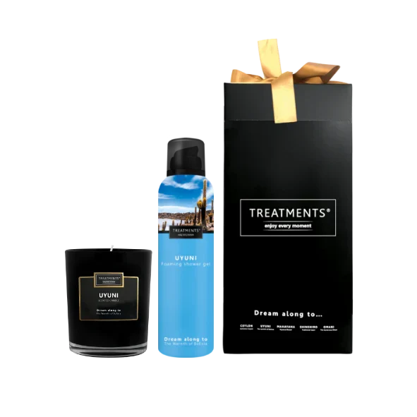 Treatments Geschenkbox Duschschaum & Kerze - Uyuni