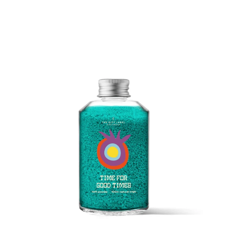 Das Geschenkelabel Time For Good Times Badepuder 200gr