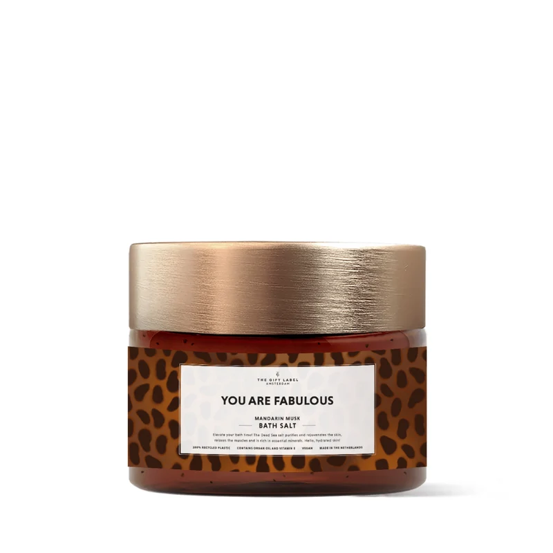 Das Geschenketikett You Are Fabulous Badesalz 300gr