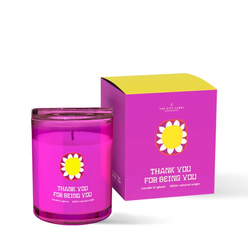 The Gift Label Thank You For Being You Kerze 200gr