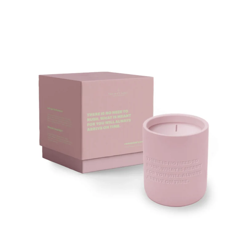 Das Geschenketikett Kein Grund zur Eile Zementierte Kerze 310gr