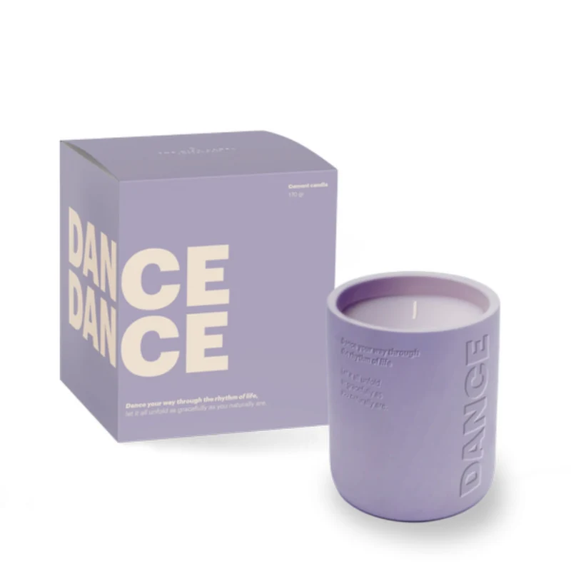 The Gift Label Dance Zementierte Kerze 170gr