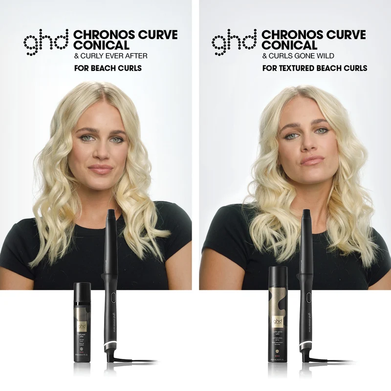 ghd Chronos Curve Konischer Lockenstab Lockenstab 28-23mm