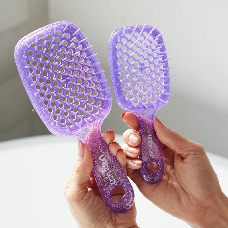 UNbrush Glitter Duo Set Amethyst Lavendel