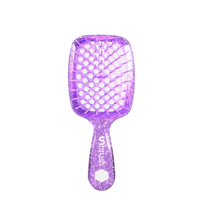 UNbrush Entwirrungshaarbürste Mini Glitter- Amethyst
