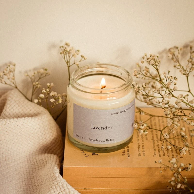 Lavender Aromakerze 100 g