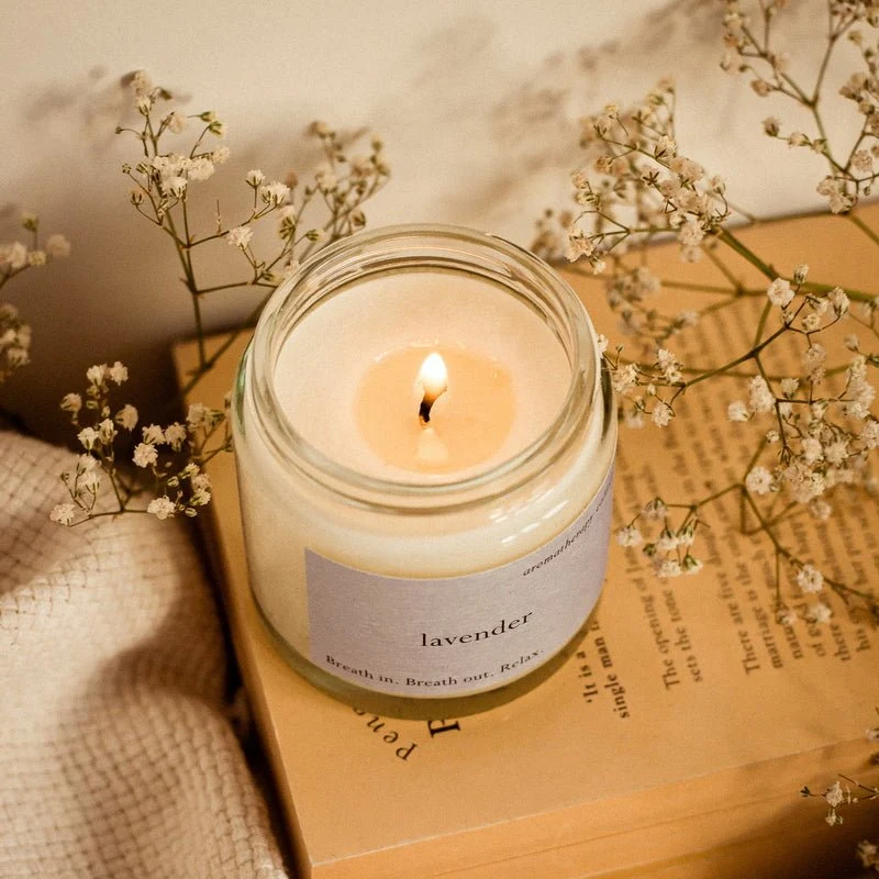 Lavender Aromakerze 100 g