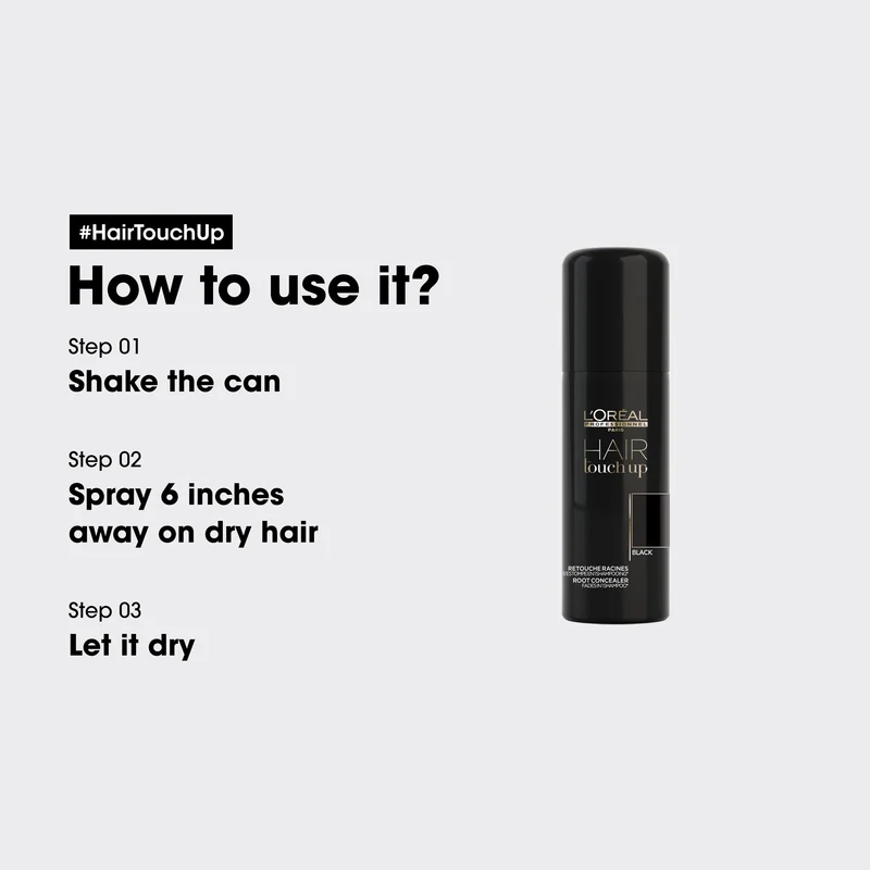 Hair Touch Up Black 75ml