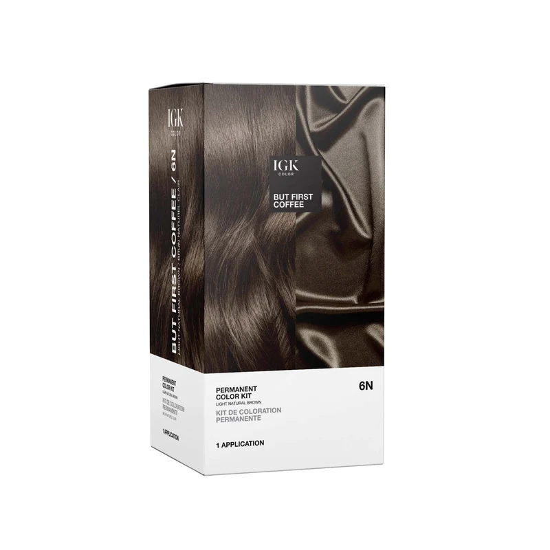 Permanent Color Kit But First Coffee- Light Natural Brown