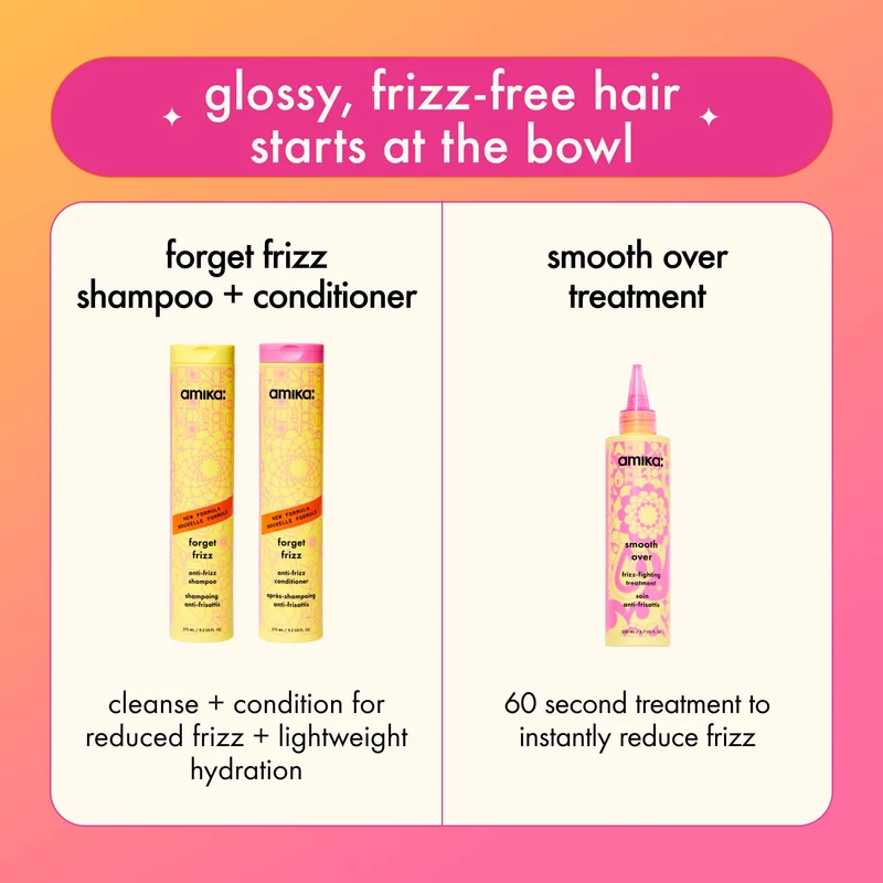 amika forget frizz anti-frizz shampoo