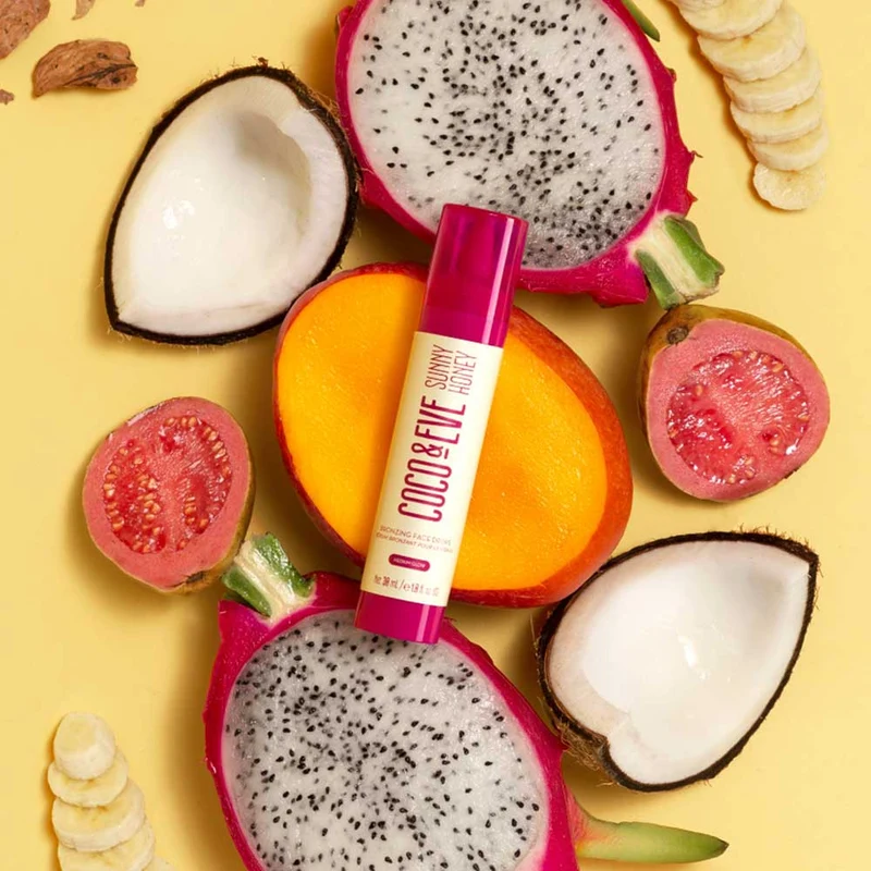 Sunny Honey Bronzing Face Drops Dark Tan shade 30ml