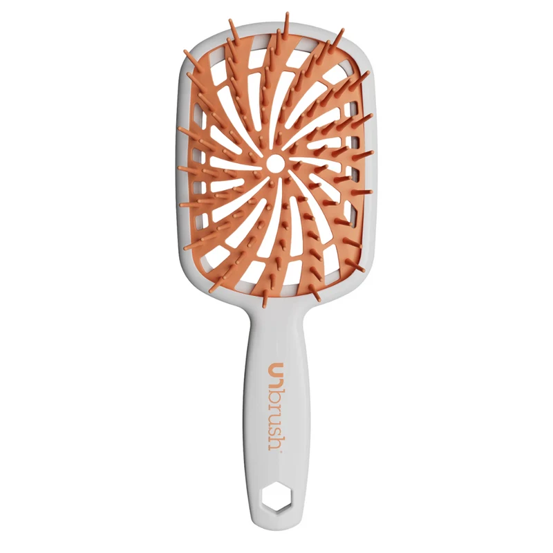UNbrush Entwirrende Haarbürste Plus Weiß Orange Sherbet