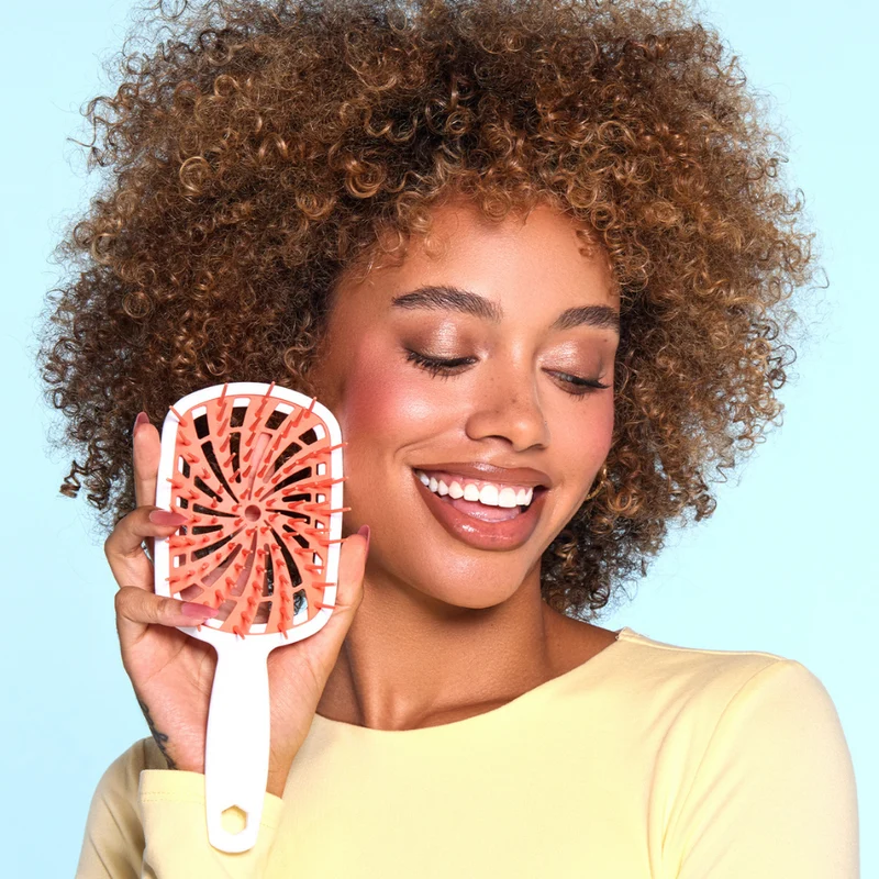 UNbrush Entwirrende Haarbürste Plus Weiß Orange Sherbet
