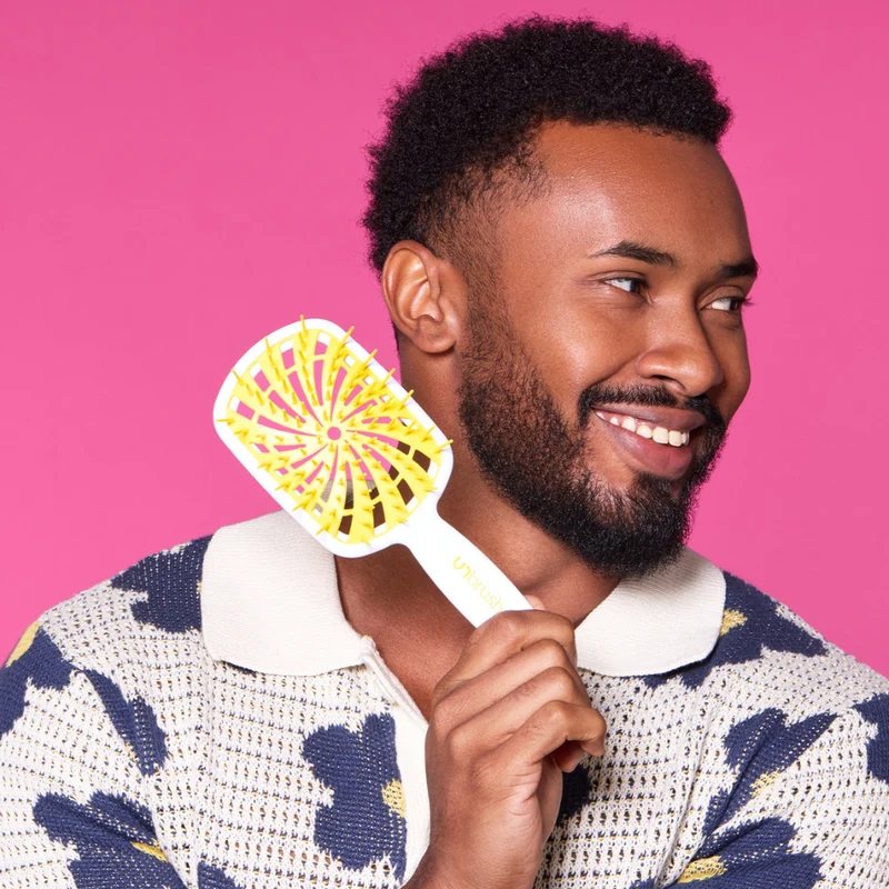 UNbrush Detangling Hair Brush Plus White Lemon Drop