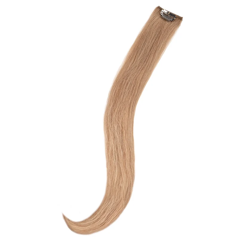 20" Human Hair Single Clip-in - #10 Light Caramel