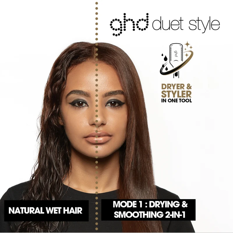 ghd 2-in-1 Heißluftstyler Weiß