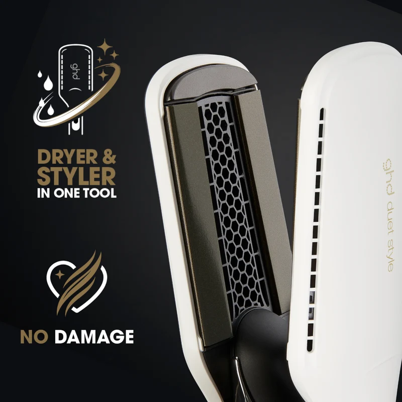 ghd 2-in-1 Heißluftstyler Weiß