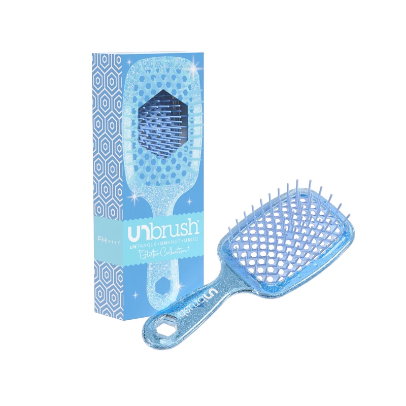 UNbrush Entwirrende Haarbürste Glitter - Sapphire