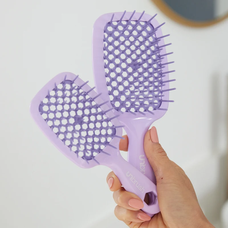 UNbrush Entwirrende Haarbürste Mini Pastell - Flieder
