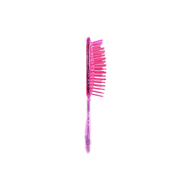 UNbrush Entwirrende Haarbürste Mini Glitter - Rosenquarz