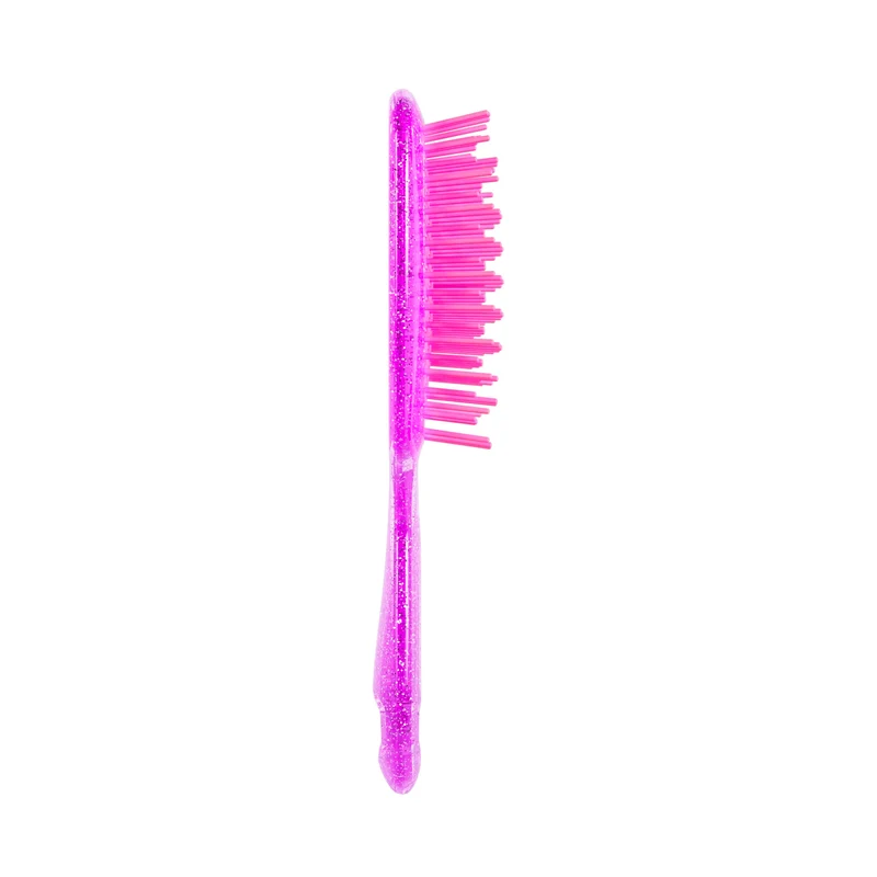 UNbrush Entwirrende Haarbürste Glitter - Rosenquarz Pink