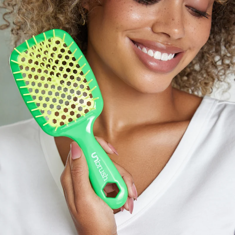 UNbrush Detangling Haarbürste Neon - Zitrone-Limette