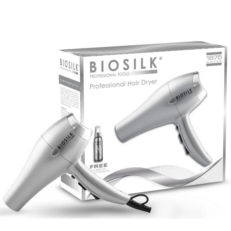 Biosilk Haartrockner + gratis Silk Therapy 67ml