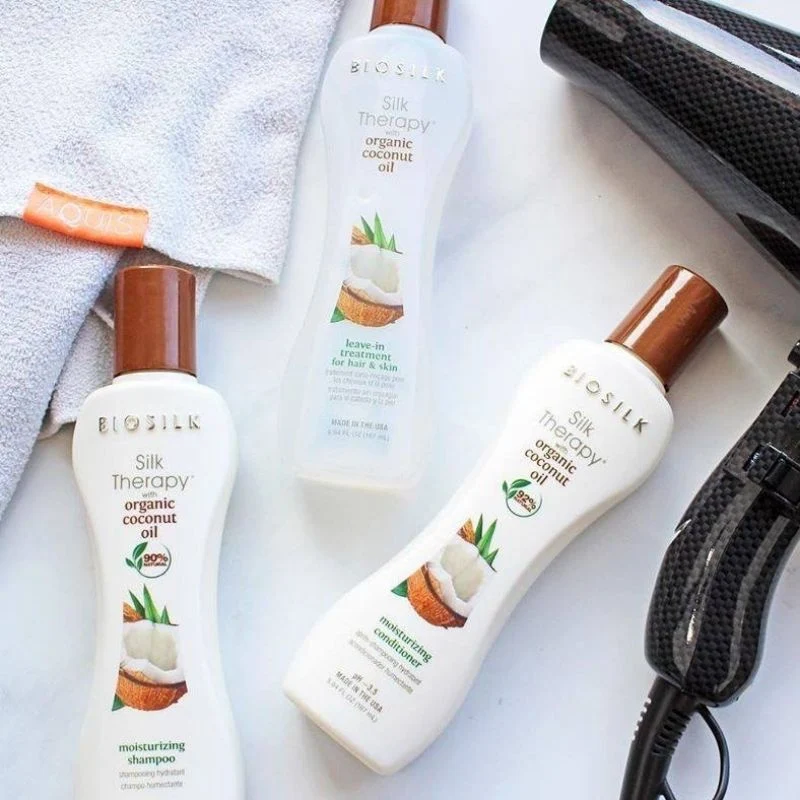 Biosilk Silk Therapy mit Kokosnussöl Leave in Treatment