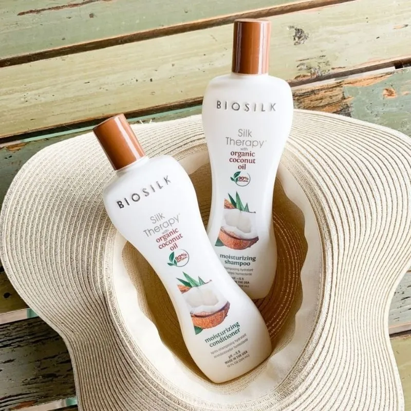 Biosilk Silk Therapy mit Kokosnussöl Feuchtigkeitsspendende Spülung 355ml